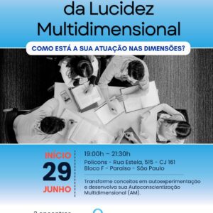 Oficina de Expansão da Lucidez Multidimensional (Módulo 1 - 29/06/2026)